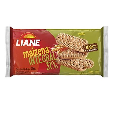Biscoito Maizena Integral Liane 330g