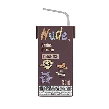 Bebida de Aveia sabor Chocolate Nude 180ml
