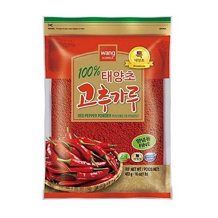 Pimenta Vermelha em Pó Fina Gochugaru Wang Premium 453g