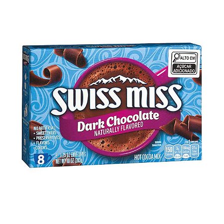 Dark Chocolate Quente Marshmallow Swiss Miss 280g