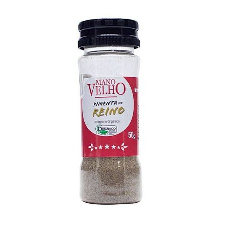 Pimenta do Reino Moída Orgânica Mano Velho 50g