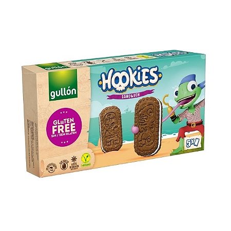 Biscoito Sem Glúten Hookies Gullón 230g