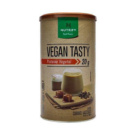 Vegan Tasty Proteína Vegetal Caramelo Macchiato Nutrify 420g