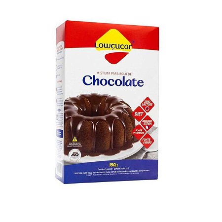 Mistura Bolo de Chocolate Diet Lowçucar 170g