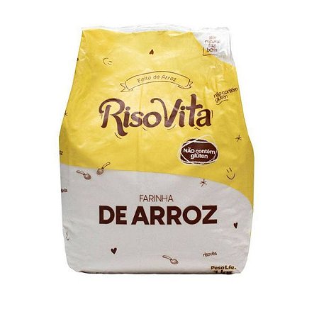 Farinha de Arroz Sem Glúten Risovita 1kg