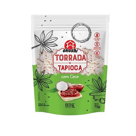 Torrada de Tapioca com Coco Okoshi 75g