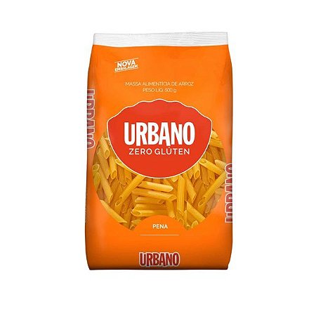 Macarrão de Arroz Penne Sem Glúten Urbano 500g