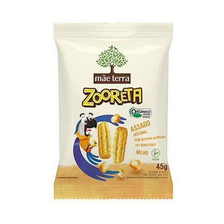 Salgadinho Assado de Milho e Arroz Zooreta 45g