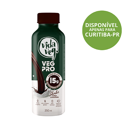 Bebida Proteica VegPro Vida Veg 250ml | Proteína Vegetal Pronta para Beber