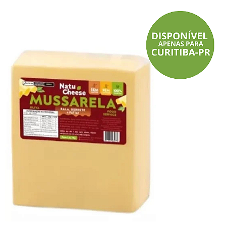 Queijo Vegano Mussarela com Azeite de Oliva Natucheese | Sem Lactose