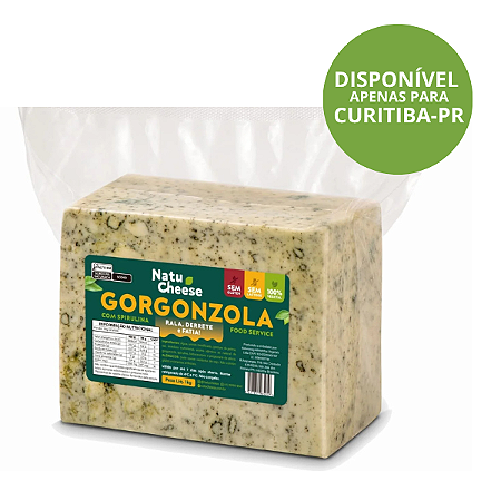 Queijo Gorgonzola Vegano Natucheese – Sabor Intenso, Sem Lactose e Sem Glúten