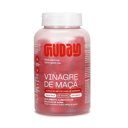 B12 + Vinagre de Maçã em Gomas Guday 300g | Prático e Saudável