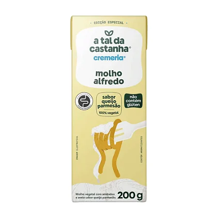 Molho Alfredo Vegano Cremeria A Tal da Castanha 200g