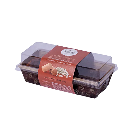 Bolo Proteico Paçoca Sem Glúten Zero Açúcar Di Mangiare 220g