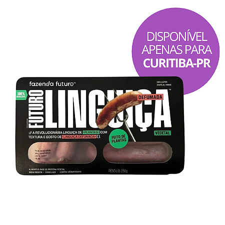 Linguiça Vegetal Defumadal Fazenda Futuro 250g