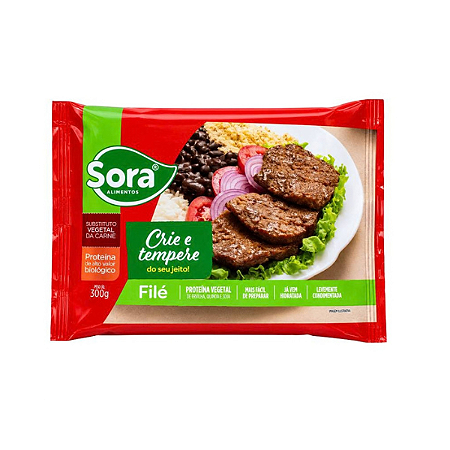 Filé de Soja Crie e Tempere Sora 400g