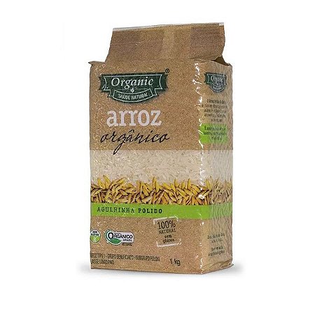 Arroz Agulhinha Polido Orgânico 1Kg