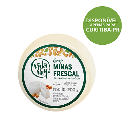 Queijo Frescal Vegano de Castanha de Caju Vida Veg 200g