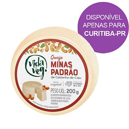 Queijo Minas Padrão de Castanha de Caju Vida Veg 200g