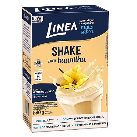 Shake sabor Baunilha Linea 330g