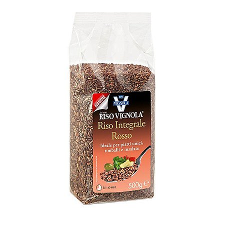 Arroz Integral Rosso Riso Vignola 500g