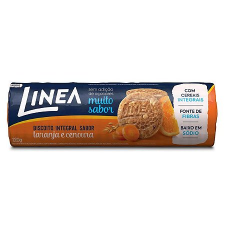 Biscoito Integral Laranja e Cenoura Linea