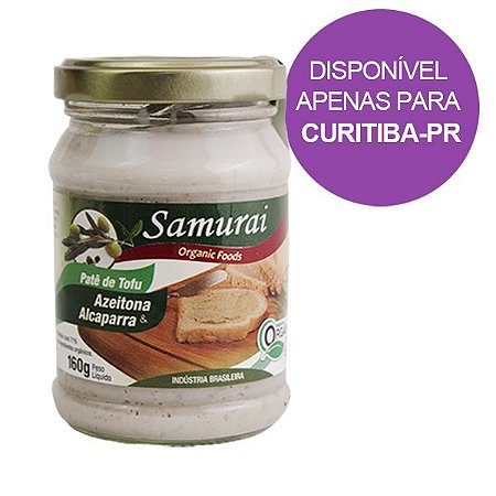 Patê de Tofu Azeitona com Alcaparras Samurai