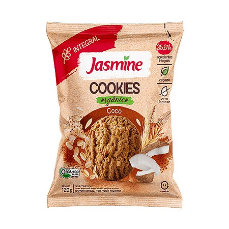 Cookies Orgânico Coco Jasmine 120g