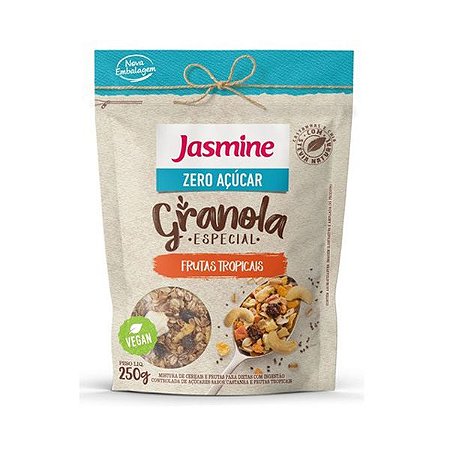 Granola Frutas Tropicais Zero Açúcar Jasmine 250g