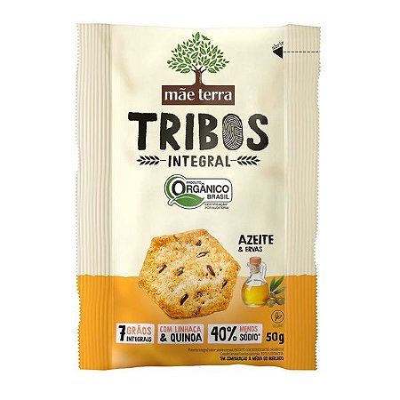 Snack Salgado Azeite e Ervas Tribos 50g