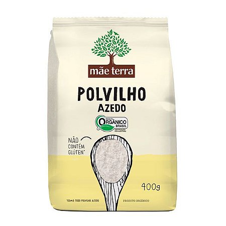 Polvilho Azedo Orgânico Mãe Terra 400g