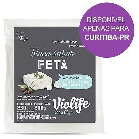Queijo Vegano tipo Feta Violife 230g