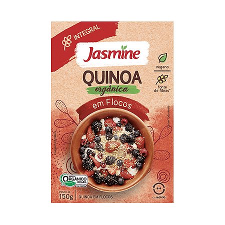 Flocos de Quinoa Orgânico Jasmine 150g