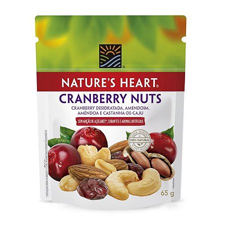 Cranberry Nuts Nature's Heart 65g