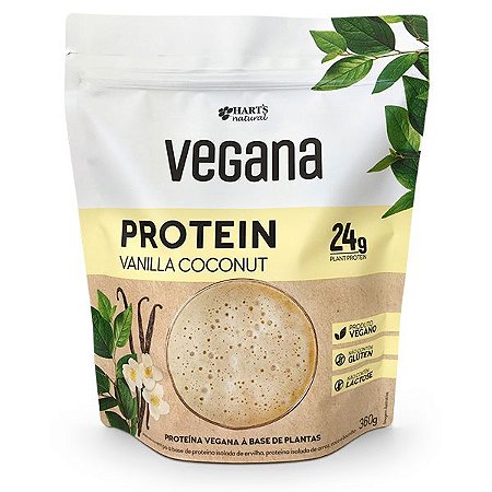 Proteína Vegana Vanilla Coconut Hart's 360g