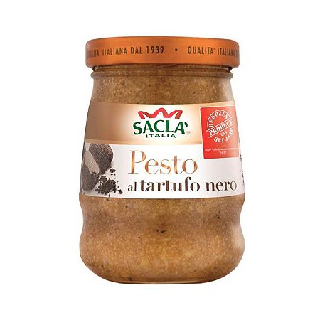 Molho Pesto com Trufas Negras Sacla 90g