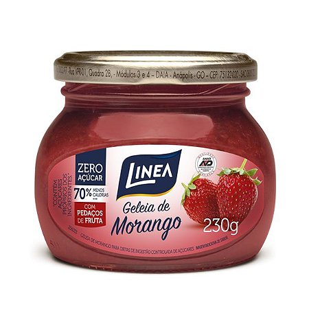 Geleia de Morango Zero Açúcar Linea 230g