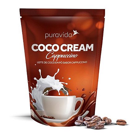 Coco Cream sabor Cappuccino Pura Vida 250g