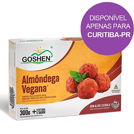 Almôndega Vegana de Soja Goshen 300g