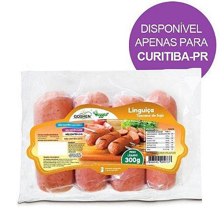 Linguiça Toscana de Soja Goshen 300g