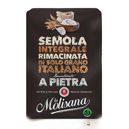 Sêmola de Trigo Integral Grano Duro La Molisana 1kg