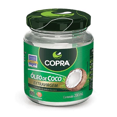 Óleo de Coco Copra Extra Virgem 200ml