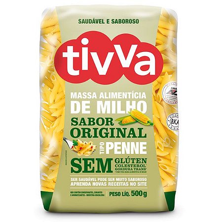 Penne Sabor Original Sem Glúten Tivva 500g