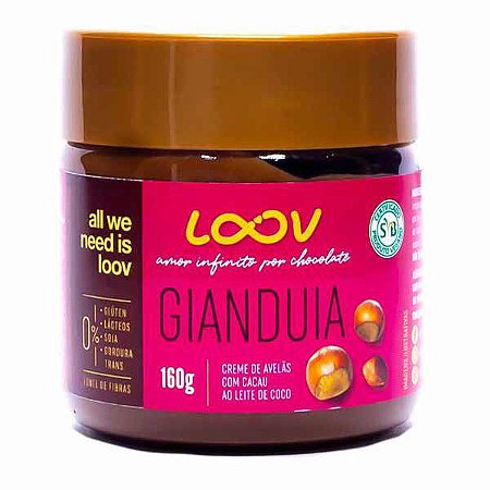 Creme de Avelã Loov Gianduia Chocolife 160g