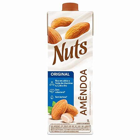 Leite de Amêndoas Original Nuts 1L