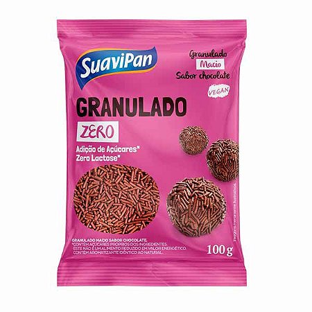 Chocolate Granulado Zero Lactose Suavipan 100g