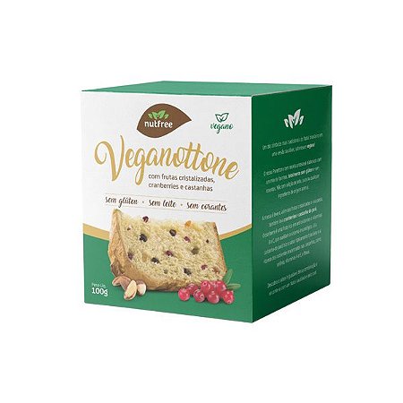 Mini Panetone Vegano de Frutas Sem Glúten Nutfree 120g