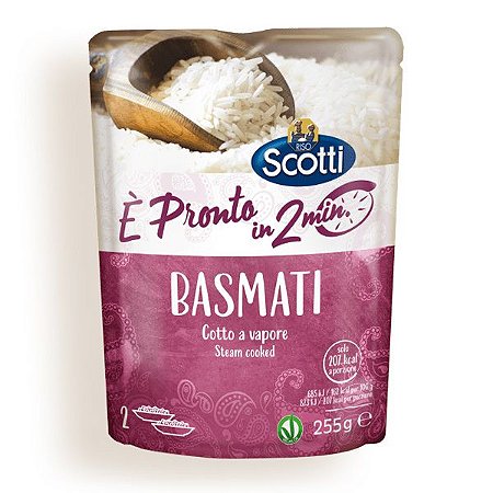 Arroz Basmati Pronto em 2 Minutos Scotti 255g