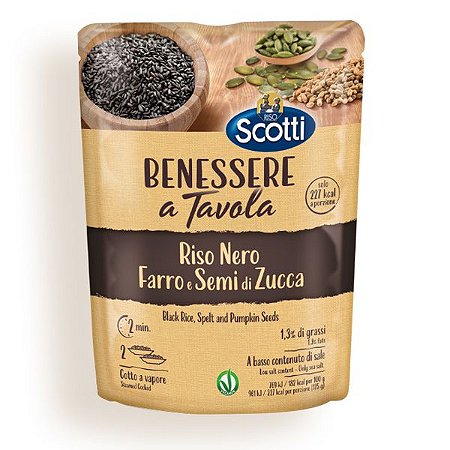 Benessere a Tavola com Arroz Negro Scotti