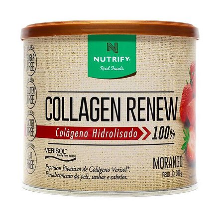 Collagen Renew Morango Nutrify 300g